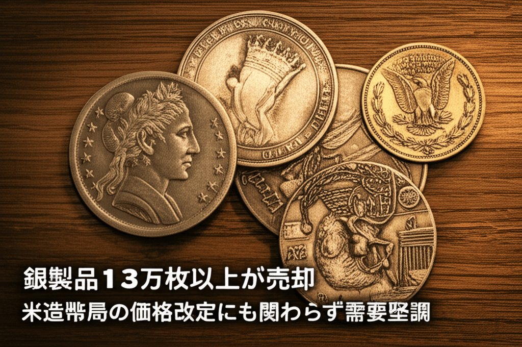 米造幣局の銀製品130,000枚販売が物語る：公式価格の逆転現象と市場歪み