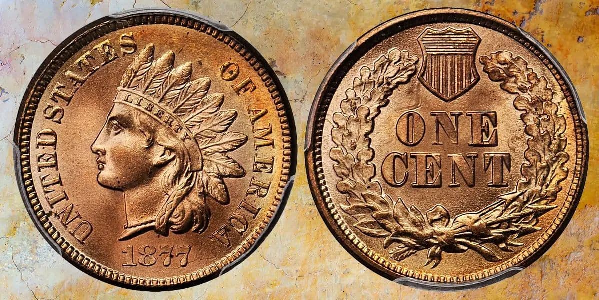 1877年インディアンヘッドセント828,000枚：経済危機が刻んだキーデート