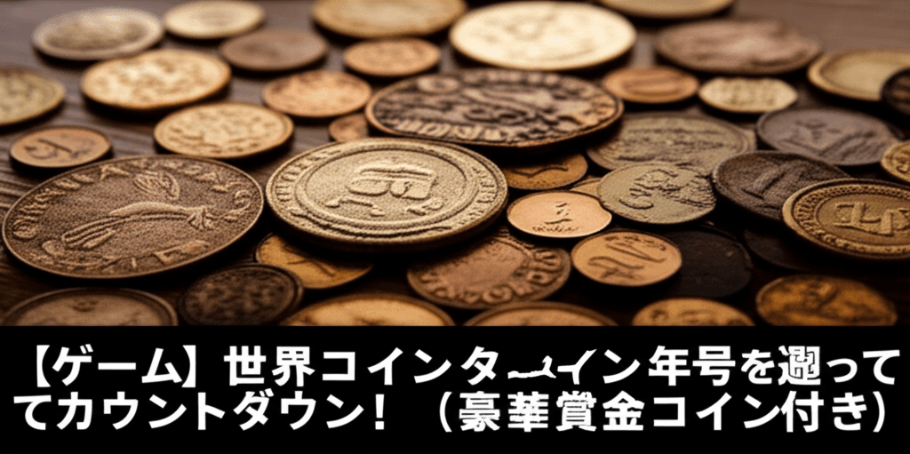 時間逆行ゲームが暴く:ヌミスマティック市場の「参加者教育」がコレクター層を再構築している