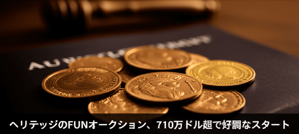 ハーフイーグル金貨で同一落札価格：Heritage 717万ドルセッションが物語る「異なる年号の等価性」