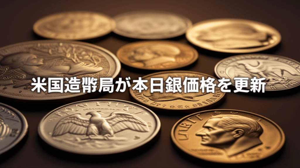 米国造幣局の銀価格改定：アメリカン・イーグル銀貨とモルガンダラーの相対価値が同時に変わる理由