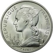 5 Francs (Essai) - Afars and Issas (1967-1977)