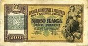 100 Franga (Overprinted on P#8) - Albania
