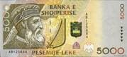 5000 Lekë 5000 ALL = JPY 9567