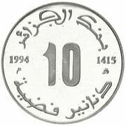 10 Dinars 10 DZD = JPY 12