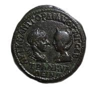 Tetrassarion - Gordian III and Tranquillina (OYΛΠIANΩN AΓXIAΛEΩN) - Anchialus