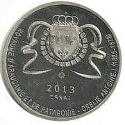 ½ Peso - Orelie Antoine I - Kingdom of Araucanía and Patagonia