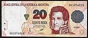 20 Pesos 20 ARS = JPY 2.24