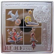 1000 Dram 1000 AMD = JPY 416