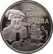 25 Florin 25 AWG = JPY 2169