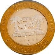 Gaming Token - 10 Dollars (Casino Masquerade Aruba) - Aruba