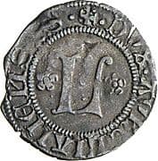 1 Bianchetto "Terlina" - Ludovico duca d'Orléans - Asti
