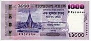1000 Taka 1000 BDT = JPY 1297