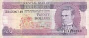 20 Dollars 20 BBD = JPY 1576
