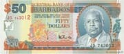 50 Dollars 50 BBD = JPY 3948