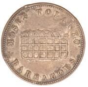 Token - Moses Tolanto (Bridgetown) - Barbados