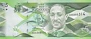 5 Dollars 5 BBD = JPY 394