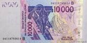 10 000 Francs CFA 10 000 XOF = JPY 2789