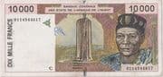 10 000 Francs CFA 10 000 XOF = JPY 2782