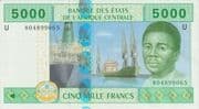 5000 Francs CFA 5000 XAF = JPY 1392
