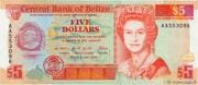 5 Dollars 5 BZD = JPY 392