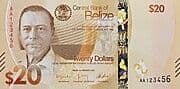 20 Dollars 20 BZD = JPY 1584