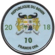 10 Francs CFA (Tank type PzKpfv VI Tiger) - Benin (1975-date)