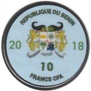 10 Francs CFA (Tank type PzKpfv V Tiger) - Benin (1975-date)