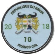 10 Francs CFA (Tank type Sherman Firefly) - Benin (1975-date)