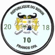 10 Francs CFA (Airplane type DR1) - Benin (1975-date)