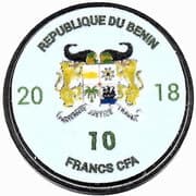 10 Francs CFA (Airplane type Spitfire) - Benin (1975-date)