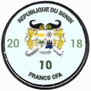 10 Francs CFA (Airplane type IIyushin II-2) - Benin (1975-date)
