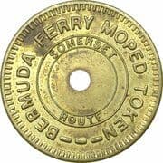 Ferry Token (Somerset Route; Moped, Two riders) - Bermuda