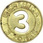 Bus Token (Bermuda; 3 Zones) - Bermuda