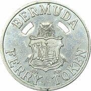 Ferry Token (Paget-Warwick Route; Copper-nickel; 2 Holes) - Bermuda