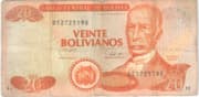 20 Bolivianos 20 BOB = JPY 456