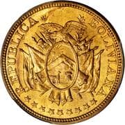 50 Centavos = ½ Boliviano