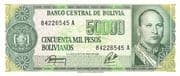 50 000 Pesos Bolivianos