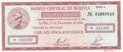 100 000 Pesos Bolivianos