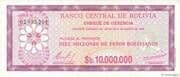 10 000 000 Pesos Bolivianos
