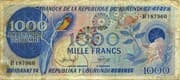 1000 Francs 1000 BIF = JPY 53