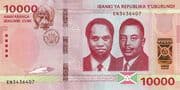 10 000 Francs 10 000 BIF = JPY 535