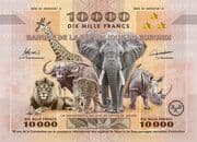 10 000 Francs 10 000 BIF = JPY 538
