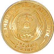 2500 Escudos 2500 CVE = JPY 4180