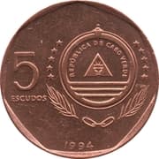 5 Escudos 5 CVE = JPY 8.31