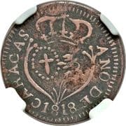 ⅛ Real - Charles IV/Ferdinand VII (Royalist coinage) - Caracas