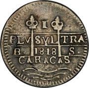 1 Real - Ferdinand VII (Royalist coinage) - Caracas
