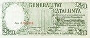 2.50 Pesetas (Generalitat de Catalunya) - Autonomous Region of Catalonia