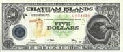 5 Dollars - Millennium First Note - Chatham Islands