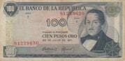 100 Pesos 100 COP = JPY 4.20